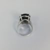 Ring in 925 sterling silver with black jade - Image 3