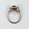 Anillo elaborado en oro de 14k con cabujón de jade imperial y circonias - Imagen 4